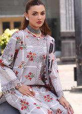 Combination By Charizma Embroidered Lawn 3 Piece Unstitched Suit 25CLV3 D-CC5-23